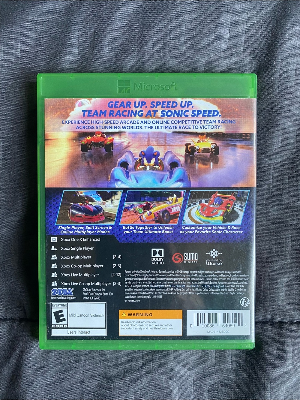Sonic Racing Xbox One - Picture 2 of 4